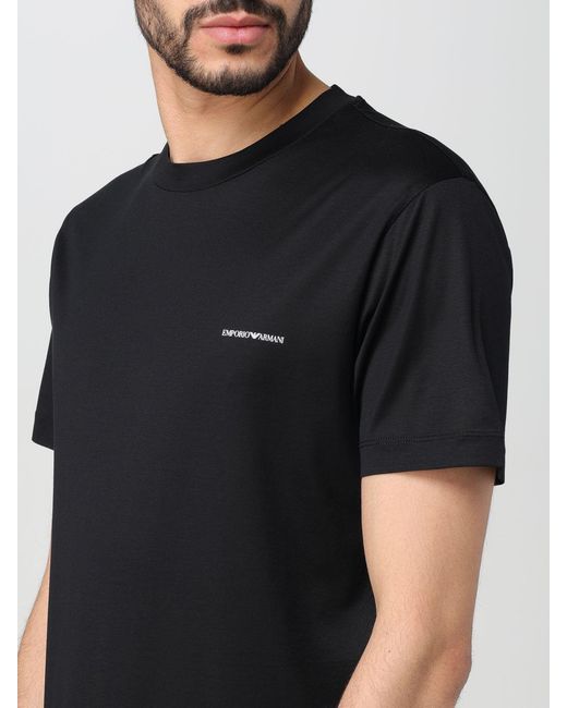 Emporio Armani Black T-shirt for men