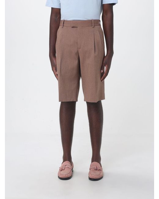Drole de Monsieur Natural Wool Blend Shorts for men