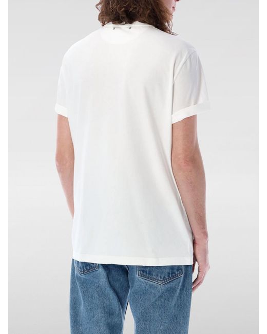 Golden Goose Deluxe Brand White Basic Cotton T-Shirt for men