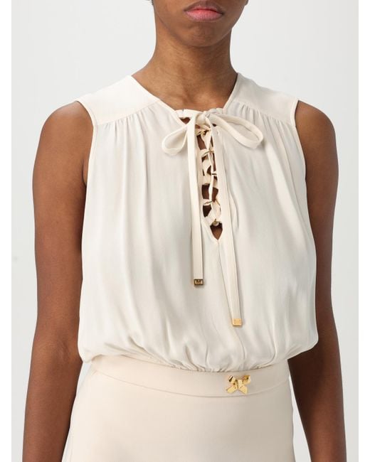 Vestido Mujer Elisabetta Franchi de color Natural