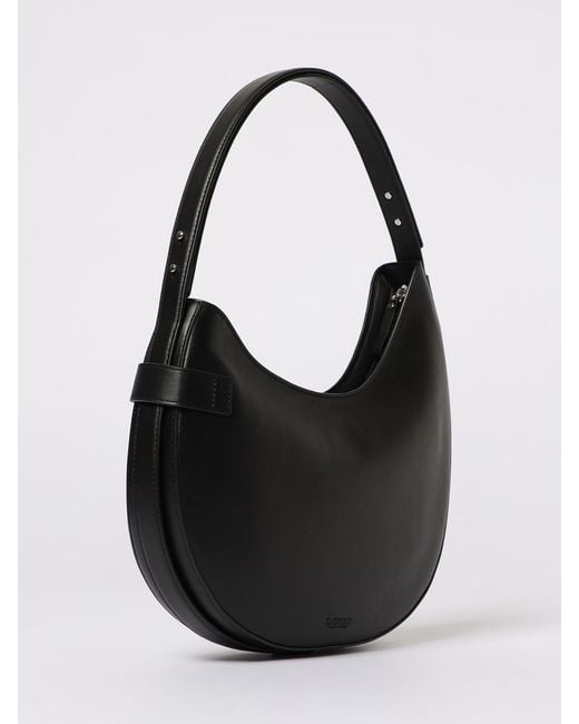 Ralph Lauren Black Tasha Large Leather Bag