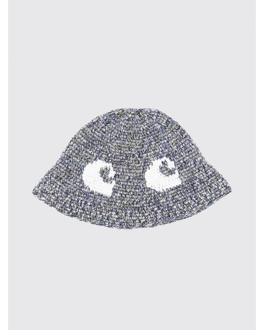 Carhartt Gray Cane Cotton Hat With Jacquard Logo for men