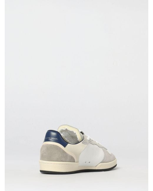 Philippe Model White Pgal Leather Sneakers for men