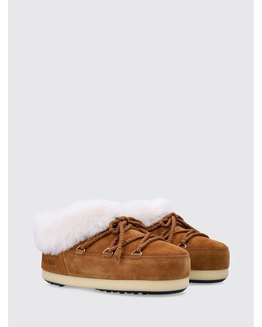 Moon Boot Brown Flat Sandals