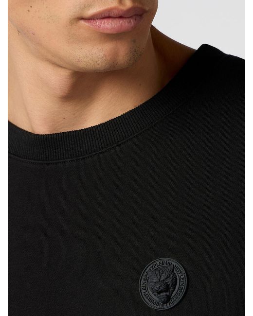 Philipp Plein Black Sweatshirt for men