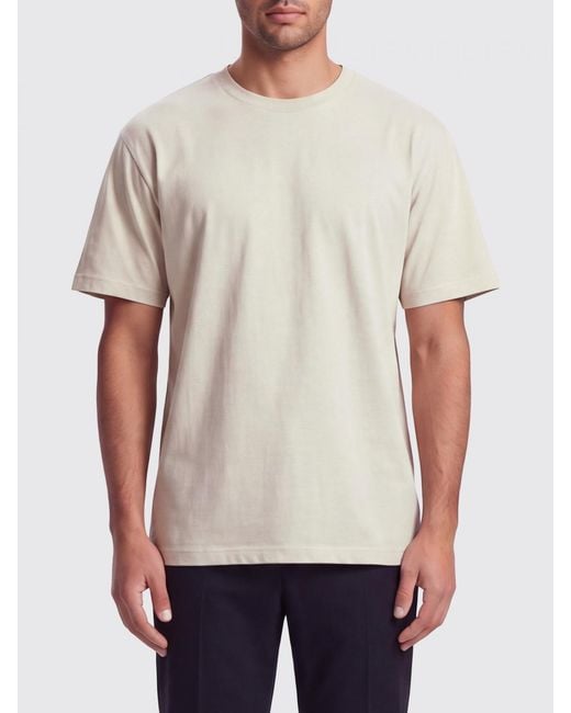 GR10K White Basic Cotton T-Shirt for men