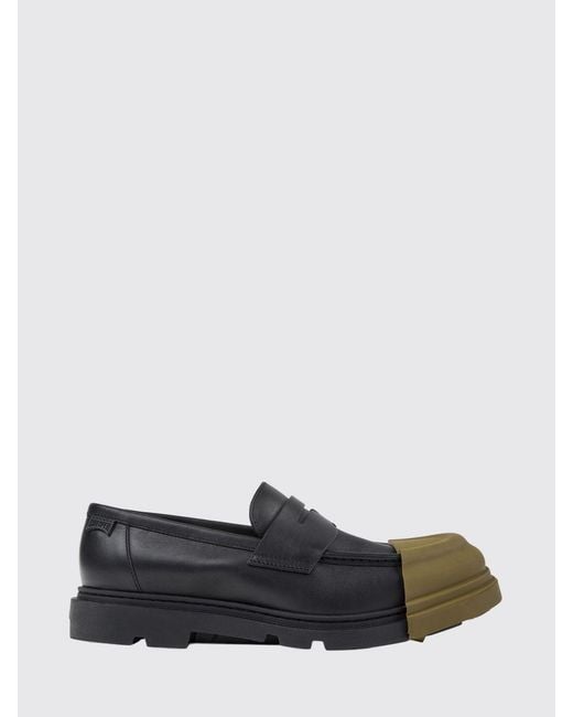 Camper White Junction Leather Loafers for men