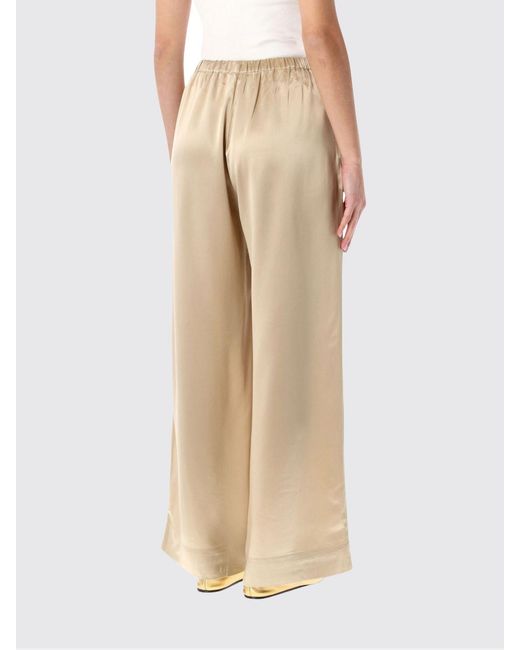 By Malene Birger Natural Satin Jogging Trousers