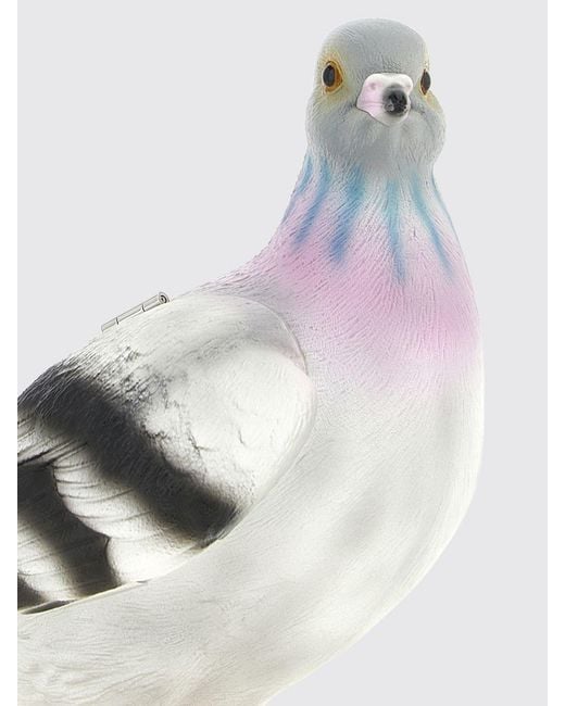 J.W. Anderson White Pigeon Pigeon-Shaped Resin Clutch