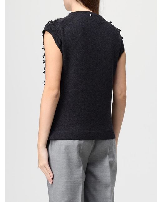 Gilet Femme Lorena Antoniazzi en coloris Black