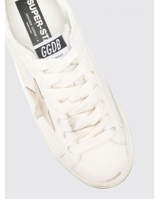 Golden Goose Deluxe Brand Natural Super-Star Used Leather Sneakers for men