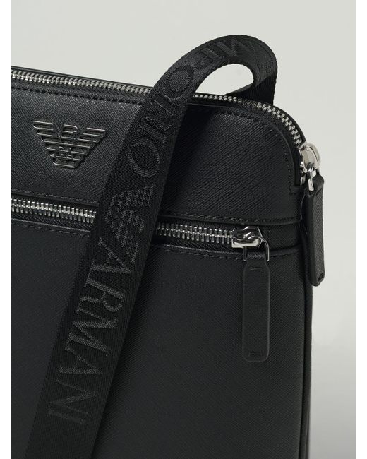 Bolsos Hombre Emporio Armani de hombre de color Black