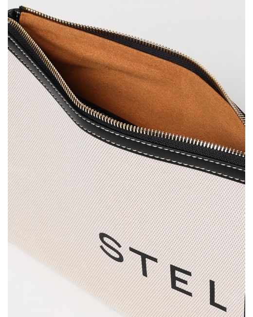 Clutch di Stella McCartney in Natural