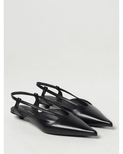 Proenza Schouler Black Flache sandalen
