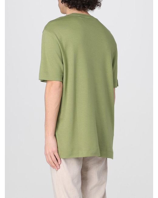 T-Shirt Basic di Boss in Green da Uomo