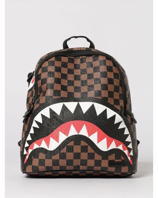 Sprayground Multicolor Check 2 Emboss Savage Saffiano Faux Leather Check Backpack