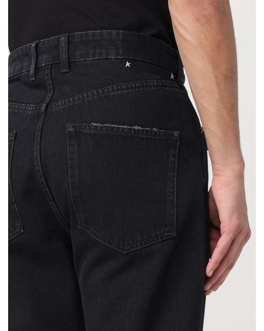 Jeans 5 tasche in denim di Golden Goose Deluxe Brand in Black da Uomo