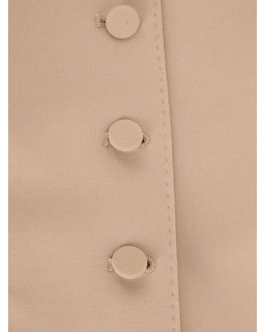 Tagliatore Natural Virgin Wool Blend Waistcoat