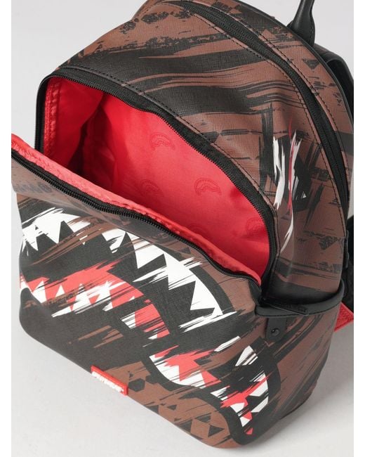 Sprayground Gray Smeared Grunge Savage Backpack for men