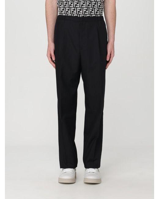 Fendi Black Trousers for men