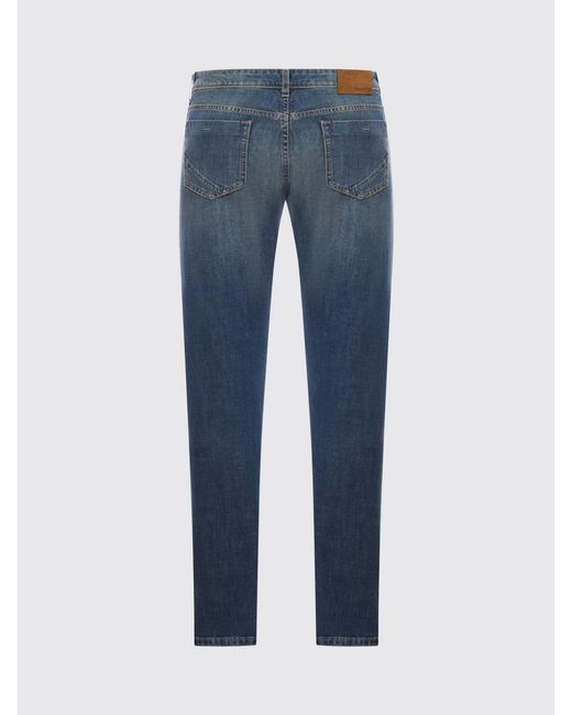 Incotex Blue Slim Fit Cotton Denim Jeans for men