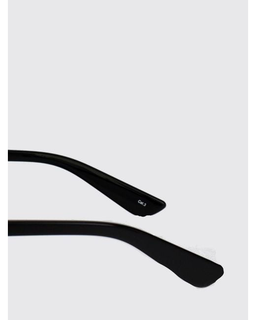 McQueen White Am0559S Acetate Sunglasses