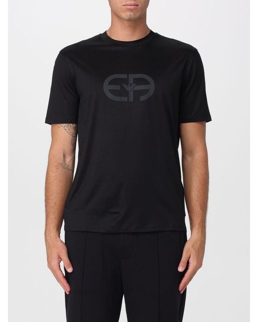 Emporio Armani Black Polo Shirt for men