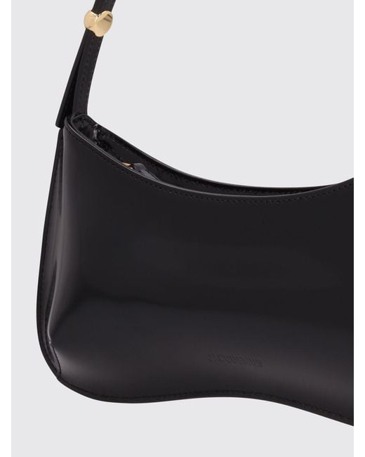 Jacquemus Black Le Bisou Brushed Leather Bag