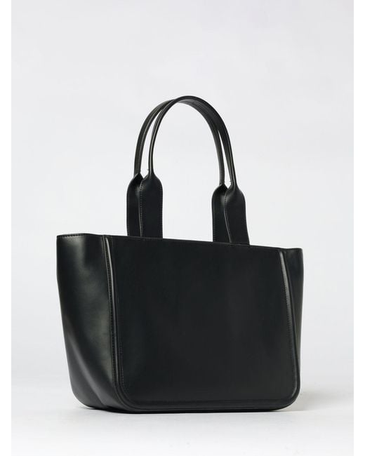 Calvin Klein Black Bold Ck Medium Tote Bag