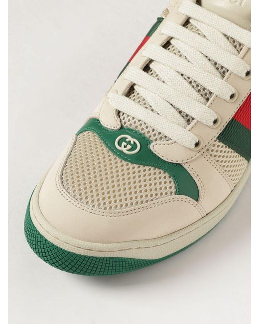 Gucci Natural Screener Sneakers for men
