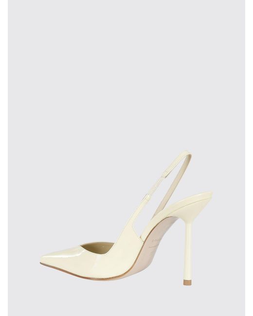 Le Silla Natural Vivienne Brushed Leather Slingback Pumps