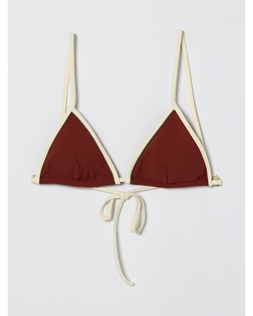 Brunello Cucinelli Red Bikini Swimsuit