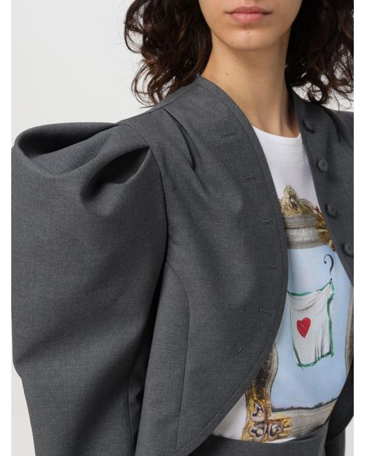 Blazer di Moschino Couture in Gray