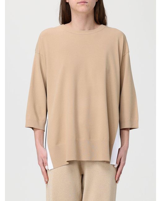 Kangra Natural Two-Tone Viscose Blend Top
