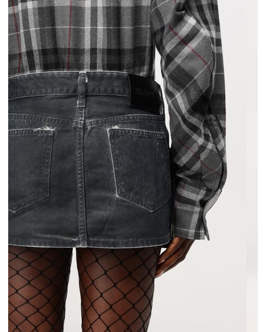 Gonna Mini di The Attico in Black