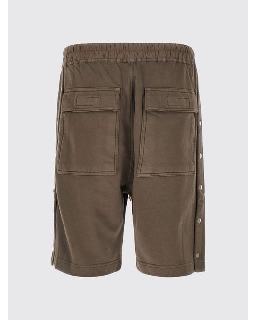 Rick Owens Gray Jogging Shorts for men