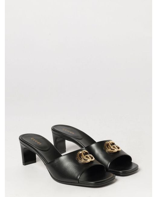 Gucci Black Heeled Sandal