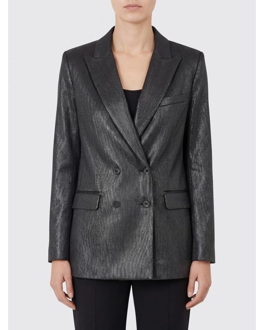 FEDERICA TOSI Gray Double Breasted Blazer