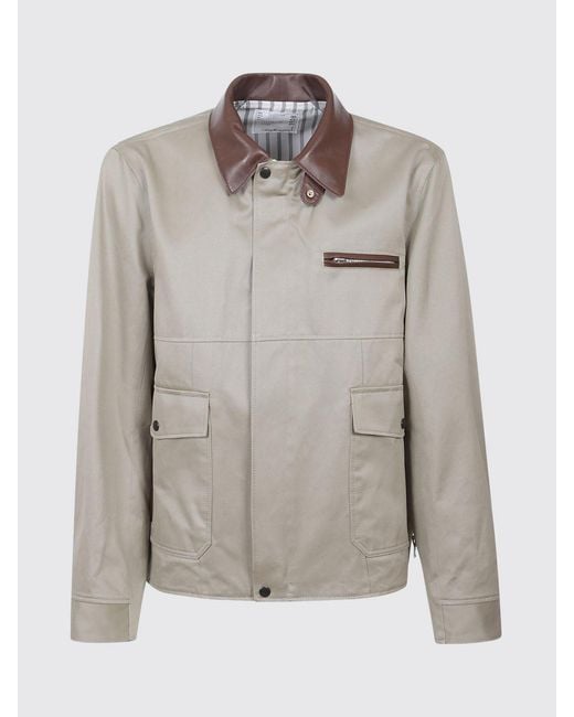 Sacai Gray Cotton Jacket for men