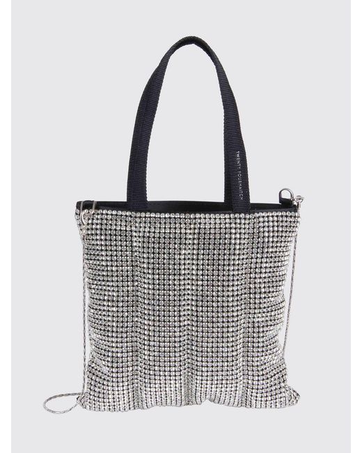 Twentyfourhaitch White Shoulder Bag