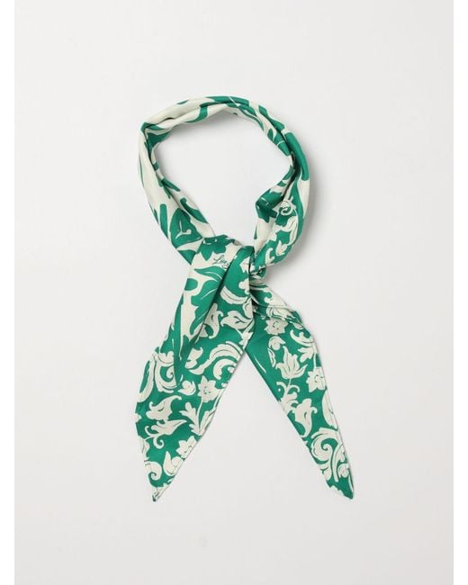 Liu Jo Green Baroque Print Fabric Foulard