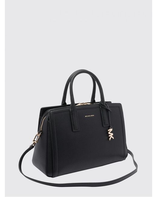 Michael Kors Black Laila Medium Leather Handbag