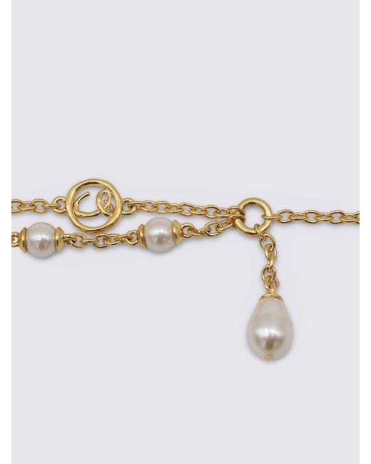 Chloé White ChloÉ Brass Bracelet With Synthetic Pearls