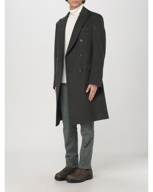 Lardini Black Coat for men