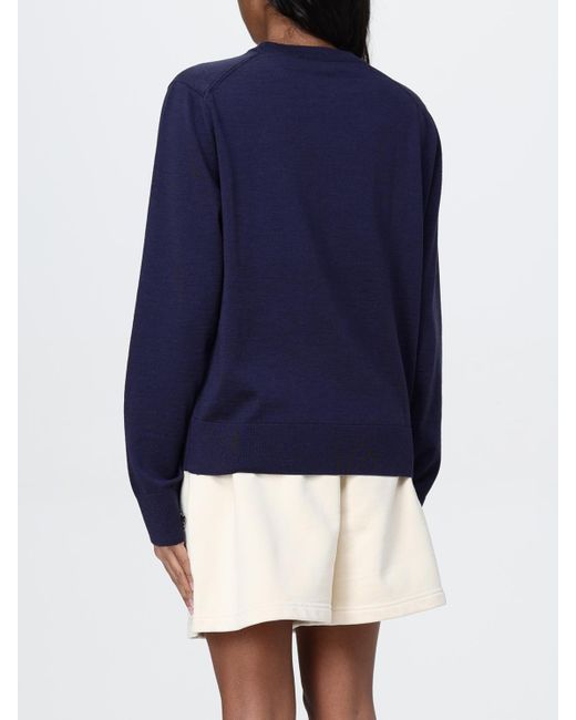 Maison Kitsuné Blue Pullover Damen