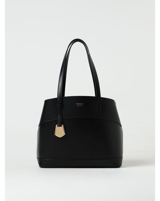 Ferragamo Black Shoulder Bag