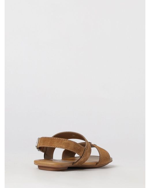 Hogan Brown Suede Sandal