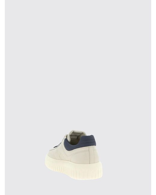 Hogan Natural H-Stripes Leather Sneakers for men