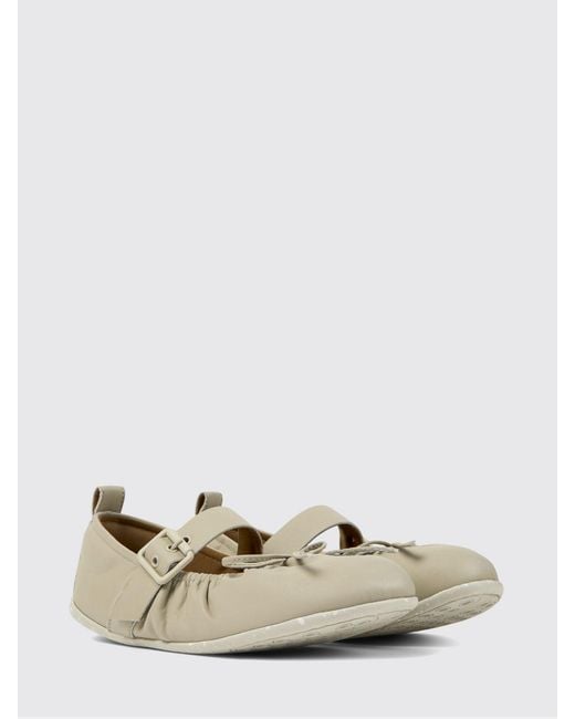 Camper Natural Wabi Mary Jane Flats