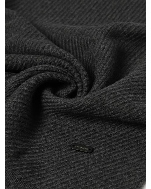 Sciarpa di Brooksfield in Black da Uomo